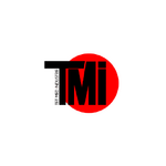 Logo TMi en noir sur cercle rouge, texte latéral "TET MED INDUSTRIE", fond blanc élégant et professionnel.
