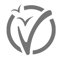 Logo épuré : coche stylisée et oiseau, symbole de développement digital sur fond gris clair.
